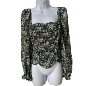 CLOSEOUT SALE MAKE AN OFFER-NWT Astr Tonina puff long sleeve blouse top size S